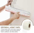 PATIKIL Drywall Repair Mesh Tape, 4 inch x 328 ft Fiberglass Repair Patch Self-Adhesive Dry Wall Joint Tape 9 Mesh Wall Hole Crack and Seam Patch, White