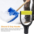 Shovel D Grip Handle, 32mm Inner Diameter Plastic Spade Handle for Digging Raking Tools(Yellow)