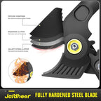 Jardineer 16.5" Garden Loppers for Tree Trimming with Gear Assist, Lightweight Hand Loppers with Steel Blade and Anti-Slip Handles, Cuts up to 1.25" Branches, Yard Shears for Seniors, Women, Men