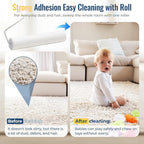 Lint Rollers for Pet Hair Extra Sticky, 9.45" Wide Large Lint Roller, 240 Adhesive Sheets Rollers, 79" Long Handle Sticky Mop for Carpets, Clothing, Floor, Bed, Home Cleaning, Loving Pet Owners