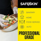 SAFESKIN Nitrile Exam Gloves Disposable Powder-Free Gloves for Medical, Dental, Cleaning, Cooking, Chemotherapy, 3.5 Mil Gray