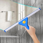 Professional Window Cleaning kit, 2-in-1 Window Squeegee with 51" Extension Poles, Suitable for Indoor & Outdoor Windows, High Glass, High Windows, Multi-Purpose Car Windshield Cleaning
