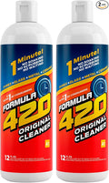 Formula 420 Cleaner - Glass, Metal and Ceramic - 12 Oz. Bottles. 2 Pack
