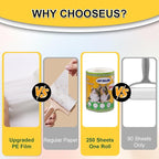 Lint Rollers 2 Pack for Pet Hair 500 Sheets Extra Sticky Pet Hair Remover for Clothes Furniture Carpet Cleaner Cars Dogs Travel-Friendly Grip Handle