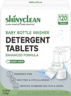 Detergent Tablets For Baby Bottle Washer,Fragrance & Residue Free,Safe Formula,Deep Cleaning soap,Compatible with Momcozy,Baby Brezza,Grownsy and All Brands Sterilizer and Dryer,120 Pcs