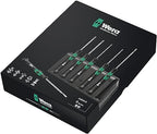 Wera 2035/6 Kraftform MicroSlotted/Phillips Electronics Screwdriver Set and Rack, 6-Piece