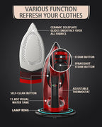 Home Steam Iron Bundle Set, Efficient Ironing, Easy to Carry, Suitable for All Kind of Garments