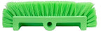 SPARTA Multi-Level Tile Scrub Brush 12" Wide Brush Head, Heavy-Duty Tile Cleaning Brush with End Bristles for Commercial Tiles, Tubs and Floor, Plastic, 12 Inches, Lime