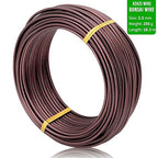 Bronze-2.5-Anodized Aluminum Bonsai Training Wire 250g Large Roll,Many Size to Choose,KSVZS Bendable Metal Wire for Crafts,Sculpting,Armature and Daily Use,Necessities for Family