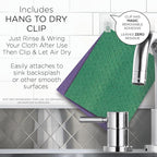 LOLA Wowables XL Swedish Dishcloths, 12 Reusable Eco Cleaning Cloths, 11" x 10", Ultra Absorbent Cellulose Sponge Towel, Compostable, Made in Germany