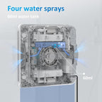 Mamibot W120-DP Window Cleaning Robot for High-Rise Glass - 3200Pa Strong Suction, Multiple Cleaning Modes,4 Water Spray Nozzles,Edge Detection Technology,App&Remote Control(Grey)