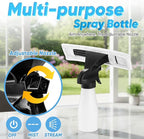 Cordless Window Vacuum Squeegee with Detachable Water Tank, 2000Pa Strong Suction, Rechargeable Glass Cleaner for Windows, Shower, Mirror & Tiles, Lightweight 2-in-1 Wiper with Microfiber Pad