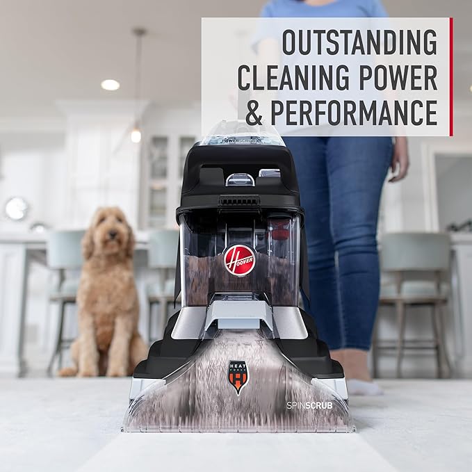 Hoover Oxy Carpet Cleaner Solution, 116 oz., Ocean Breeze Scent, Deep Cleaning Carpet Shampoo Solution, Removes Tough Colored Stains from Carpet and Upholstery, Pair with Hoover Carpet Cleaner Machine