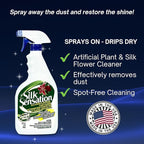 Sparkle Plenty Chandelier Cleaner Drip Dry Spray No Wipe Bundle - Silk Plant Cleaner Spray No Wipe - Dust Cleaning Supplies for Fake Plant, Artificial Flower, Shower Glass or Window Screen (32 oz)