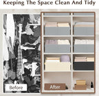 Storage Bins Cube Storage Organizer - 8 Pack Fabric Trapezoid Storage Cubes for Bins and Baskets for Shelves Collapsible Non-Separating Trapezoidal Flared Cube Organizer, Light Gray