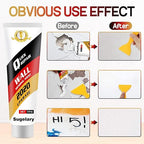 Drywall Patch Repair Kit with Scraper, Wall Spackle Repair Paste, Wall Mending Agent Quick and Easy Solution to Fill The Holes for Home Wall, Plaster Dent Repair and Wood Scratch Repair