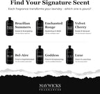 Mavwicks Fragrances - Luxury Scented Liquid Fabric Softener (Bel-Aire) 32 Oz – Crafted with Clean Ingredients – Reduces Static, and Softens Clothes – Safe for All Fabrics and Skin