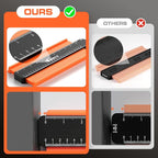JOREST Contour Gauge with Lock (10 Inch), Gifts Ideas for Men Dad Carpenter Handyman, Profile Tool for Tile Flooring, Carpet laying, Woodworking, Measuring Angle/Shape/Outline/Edge