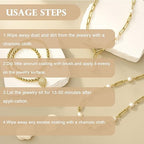 Jewelry Protective Coating, Clear Polish Sealant for Metal and Stone, Anti-Tarnish Shield