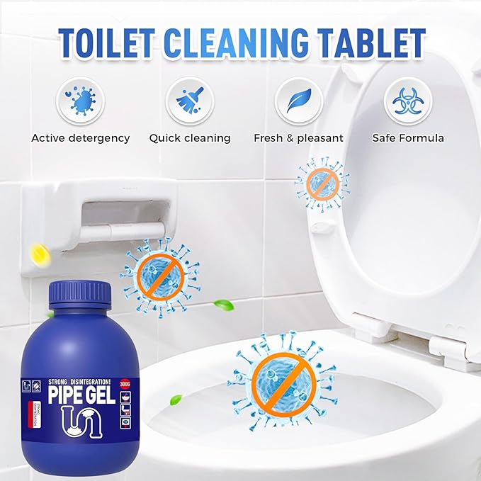 Strength Drain Cleaner, 2025 New Professional Drain Opener for Kitchen Sink, Powerful Clog Remover for Bathroom Shower, Durable Pipe Cleaning Agent for Household Use (3Pcs)