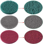 Power Scrubber Pads Drill Attachment, GOH DODD 26 Pieces 4 Inch Headlight Restoration Kit Drill Brush Scouring Cleaning Pads for Kitchen, Bathroom, Grout, Carpet, Shower, Tub, Grill,Tile, Sanding