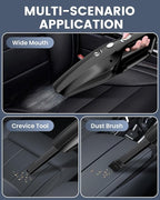 Handheld Vacuum Cordless Mini Car Vacuum Cleaner Portable and Rechargeable with Powerful Suction for Car Home Office and Pet Hair with HEPA Filter and Lightweight