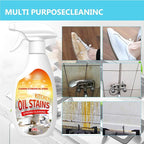 Fiell Clean Up Kitchen Oil Stains, Heavy Oil Cleaner Stain,Oil StainsClean Up Kitchen,Clean Up Kitchen Oil Stains Spray-Heavy Duty Degreaser & Foam (2pc)