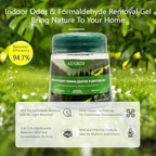 Formaldehyde Removal Gel, Powerful Deodorizer, Purifies the Air, Effectively Removes Odors and Formaldehyde from Homes, Laundry Rooms, Garages, Basements, RVs, and Other Places,9Oz