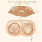 Bra Laundry Bag for Delicates, Machine Mesh Laundry Bags, Lingerie Protector for Bras, 2025 Upgrade No-Fallout Design - Lockable Zipper & 2 Keys for Bras, Underwear, Fits A-38DD Cup