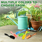 20-Pack Mini Gardening Shovel Spoons, Plastic Garden Soil Scoops for Cultivation Digging Transplanting/Flower Planting/Plant Succulent, Colorful Small Gardening Tools [Black]