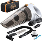 ThisWorx Car Vacuum Cleaner - Portable Handheld Mini Vacuum Cleaner W/ 16ft Cord, Bag, & Attachments - Small Vacuum for Car, RV, Boats, Travel