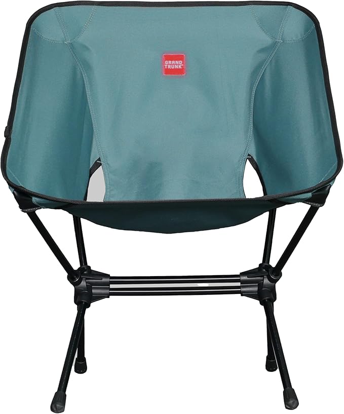 GRAND TRUNK Caddis HD – Heavy Duty Portable Outdoor Chair, Lightweight Camping Chair, Compact Folding Design for Travel, Backpacking & Outdoor Adventures (Storm Blue)