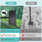 Garden Cleaning Shovel 59 Inch with Adjustable Handle, Multifunctional Cleaning Shovel Garden Tool Floor Scraper Outdoor Spade for Scraping, Weeding, Lawn Edging