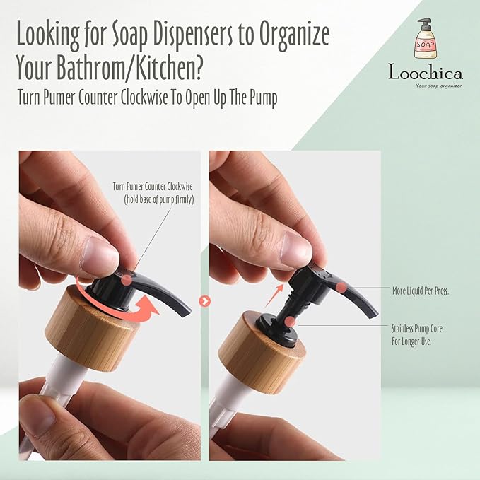 2 Pack White Glass Soap Dispenser Set for Kitchen Sink, Hand and Dish Soap, Matte White Finish, Rustic Decor