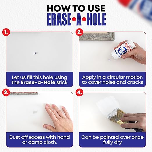 Drywall Repair Putty: A Quick & Easy Solution to Fill The Holes in Your Walls-Also Works on Wood & Plaster (2)