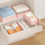 DIMJ Drawer Organizer Clothes 30 Pack - Foldable Baby Organizers and Storage Dresser Organizer for Bedroom, Closet Nursery Organization Dresser Dividers for underwear, Sock, Bra, Belt, Tie