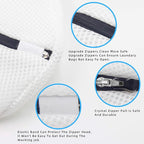 GOGOODA 2PCS Shoe Wash Bags Multi-use Laundry Mesh Bags for Sneaker, Flat Shoes, etc