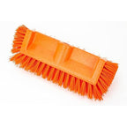 SPARTA Multi-Level Tile Scrub Brush 12" Wide Brush Head, Heavy-Duty Tile Cleaning Brush with End Bristles for Commercial Tiles, Tubs and Floor, Plastic, 12 Inches, Orange, (Pack of 12)