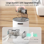 Lefant M310 Robot Vacuum Cleaner, 4500Pa Strong Suction with PreciSense Avoiding, Slim, Self-Charging, 160Mins Runtime, App/Wi-Fi/Alexa, Ideal for Pet Hair & Hard Floor Cleaning