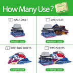 Laundry Detergent Sheets Up to 160 Loads, Wild Mint - Great For Travel,Apartments, Dorms,CLEARALIF Laundry Detergent Strips Eco Friendly & Hypoallergenic - 80 Sheets