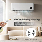 Handheld Steam Cleaner, Steam Shot Cleaner, 2500W High Heat Steamer for Bed Bugs, High Temperature Steamer for Car Detailing, Grout Steam Cleaner for Couch, Windows, Kitchen, Bathroom, Home