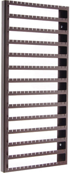 Angelynn's Wall Mounted Earring Holder Organizer Display for Women Small Earrings ONLY, Post Stud Dangle Pierced Earrings, Hanging Closet Jewelry Storage Rack, Luka Large Rubbed Bronze 9"x20"