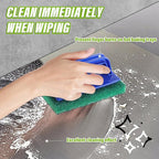 5 Pack Electric Cleaning Brush Pad Kitchen Bathroom Household Cleaning Pad Swimming Pool Wall Cleaning Brush Heavy Duty Griddle Scrubber Scouring Pad and 1 Pack Handle kit(Green)