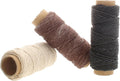 The Beadsmith 100% Hemp Cord – 3 Spools in Black, Brown & Natural – 1mm, 29.5 Foot Each, 20LB Test Strength
