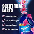 Ensueño Max Liquid Fabric Softener - Spring Fresh Scent - 125 fl oz - Color-Safe Fabric Softener Liquid - Softens 147 Loads - Reduces Wrinkles & Static