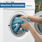 DAN RIVER 12-Pack Blue Microfiber Towels – Ultra Absorbent, Lint-Free & Streak-Free Cleaning Towels for Home, Car & Kitchen - Must-Have Cleaning Essentials - 12" x 12"