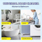 Sink and Drain Cleaner Powder for Kitchen and Bathroom Sinks Shower Tub - Drain Clog Remover Unclogging Cleaner for Daily Cleaning (4 Pack)