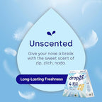 Dropps 4-in-1 Plus Oxi Free & Clear Power Biobased Laundry Detergent Pods, Unscented (38 Pods) - Chlorine-Free Bleach Alternative Biobased Laundry Whitener, Stain & Odor Remover