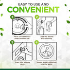 Renuv Laundry Detergent Sheets up to 100 Loads - Eco Friendly, Sustainable, Biodegradable & Liquidless Strips, 50 Sheets