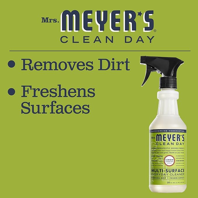 MRS. MEYER'S CLEAN DAY All-Purpose Cleaner Spray, Lemon Verbena, 16 fl. oz